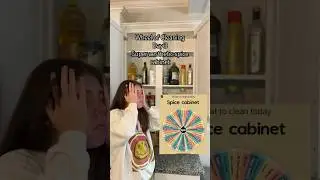 Wheel of Cleaning Day 3- spice cabinet!