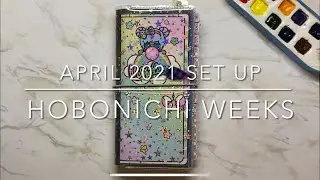 April 2021 Hobonichi Weeks set up