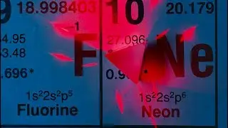 The most reactive elements Neon #experiment #chemistry #flourine #chemicalreaction @NileRed 