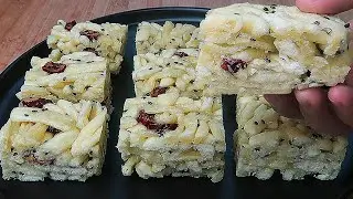 一碗麵粉3個雞蛋，做最簡單的沙琪瑪，香酥綿軟，越吃越想吃