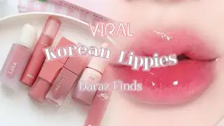 Viral Korean Lippies+Plump Lips Tutorial|| Affordable Daraz Finds