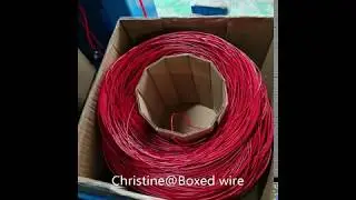 Boxed wire packed for UL1007 UL1015 UL10269 H05V-K H05V2-K H07V-K, applied to cable harness assembly