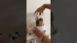Meesho makeup brush rotating storage | Under Rs. 200 #meeshofinds