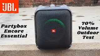 JBL Partybox Encore Essential | 70% Volume Outdoor Audio Test