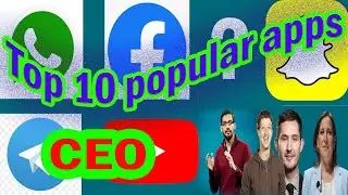 Top 10 Popular Apps এর CEO name || wahtshapp , Facebook, YouTube