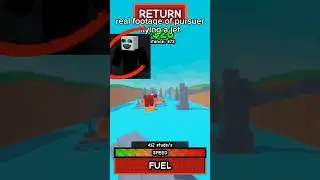 pursuer flying a jet gone wrong #pursuer #jet #roblox #memes #dieofdeath