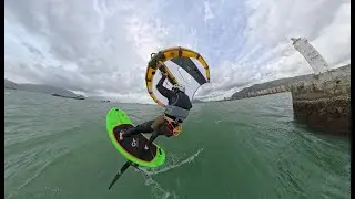 2025-10-05 屯門 Wingfoil #wingfoil #gybe #jump