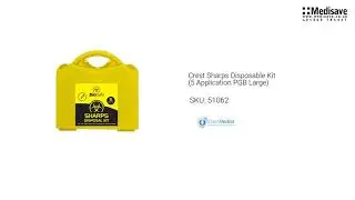 Crest Sharps Disposable Kit 5 Application PGB Large 51062
