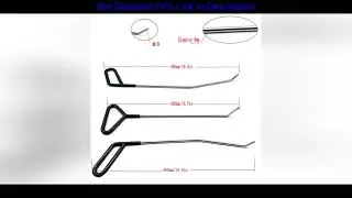 Review Dent Removal Rods Newly Design Hook Tools Push Rod Black Car Crowbar Paintless Dent Repair T