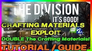GLITCH Crafting Material | The Division | Massive Crafting Materials Guide/Tutorial | STILL WORKS