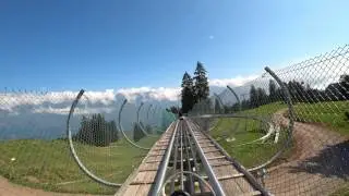 Floomzer Rodelbahn Im Flumserberg