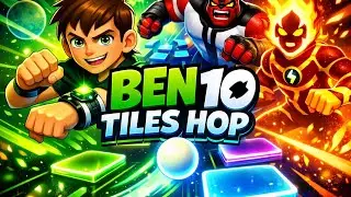 BEN 10 Tiles Hop 🚀 Crazy Speed Gameplay 