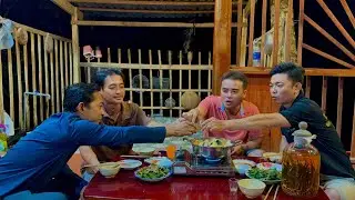 Rắn Bông Súng Hầm Xả ,Lai Rai Vài Ly Buổi Chiều Quê •UMQT | #1016