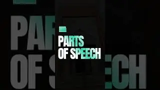 Basic English | parts of speech 