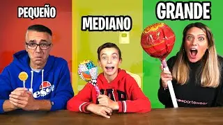 RETO COMIDA GRANDE VS MEDIANA VS PEQUEÑA