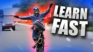 How to Wheelie No Hands! [Motovlog 250]