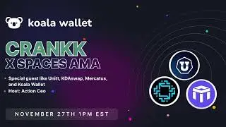 Crank AMA with KDSwap, Unitt and Mercatus.