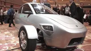 Elio Motors' three-wheeled car gets 84 miles per gallon