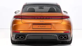 Новый сильногибридный спортивный седан Porsche Panamera 2024 года | Активная подвеска Porsche.