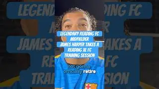 Legendary ​⁠@ReadingFC midfielder James Harper joins a Reading XLFC Training session.