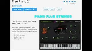 FREE RDG AUDIO PIANO 2  SOUND DEMO