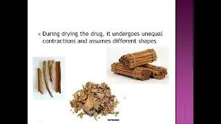 Topic: EVALUATION OF CRUDE DRUGS  1