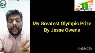 My Greatest Olympic Prize- Jesse Owens