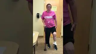 Jiffy Knee&trade; Recovery at 2 Weeks | Dr. McMath | Total Knee Replacement (Christy)