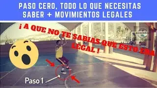 TUTORIAL DEL PASO CERO | FUNDAMENTOS TÉCNICOS DEL BASQUETBOL | MOVIMIENTOS PARA BASQUET