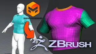 Retopolog&iacute;a de Ropa para Videojuegos en Zbrush, SIN utilizar Maya (Workflow)