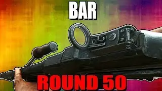 WW2 BAR ON ROUND 50 - CALL OF DUTY WW2 ZOMBIES