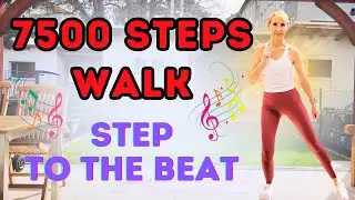 7500 Steps Walking Workout at Home | 60 Min Indoor Cardio for Weight Loss & Fat Burn