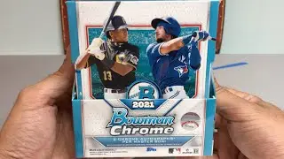 2021 Bowman Chrome Hobby Box - HOT BOX!!!!!