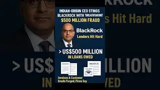 Indian origin CEO stings black rock with fraud #blackrock #finance #fraud