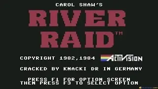 River raid gameplay (PC Game, 1982)