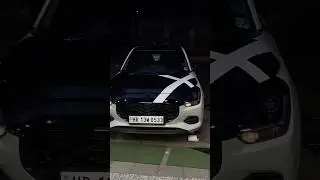Swift bonnet  wrapping ￼ black glossy #modified #swiftlover #modification ￼