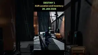 Destiny 1 XUR Location 26 Jan 2024 #shorts #shortsfeed #gaming #xur #xurlocation #destiny1
