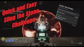 Destiny 2 Week 6 Challenge - Sling the Stone (Easy)