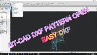 How to GT-CAD pattern DXF OPEN EASY AND WORK All Pattern making & Pattern design