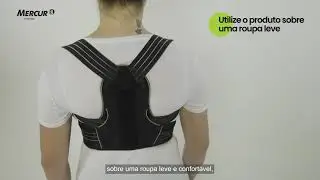 Corretor Postural com Ajuste Triplo | Mercur