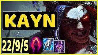 KAYN GUIDE HOW TO WIN 100% OF GAMES 1v9 BY DESTROYING ALL ENEMY