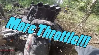 Shoulda Hit It Harder!  - Newton Falls ATV Poker Run - Pt.2 (Stuck Polaris Sportsman)