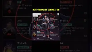 Best character combination || best character combination in free fire