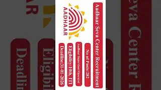 Aadhaar Supervisor Jobs 2026: 282 Posts Open Now - Apply Fast!