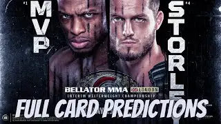 BELLATOR 281 MVP VS. STORLEY FULL CARD PREDICTIONS!