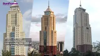 SunFrame Facade Projects around the world #curtainwall #construction#aluminium