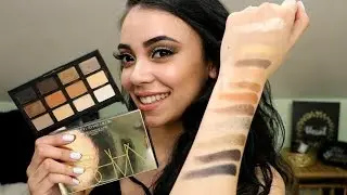 NEW Nars Loaded Eyeshadow Palette | Review + Swatches | Glitter Cut Crease Tutorial