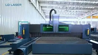 LDLASER star machine side-mounted ground rail structure machine