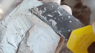 Unshaped White Scraping...Full satisfying 