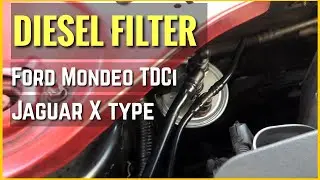Ford Mondeo TDCi fuel filter replacement (MK3)